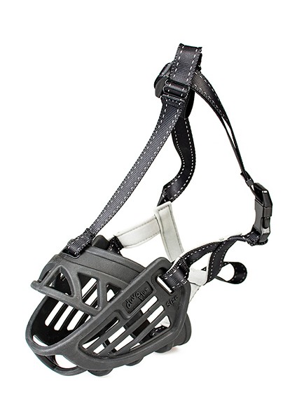 Kauçuk Köpek Ağızlığı Siyah Xxlarge