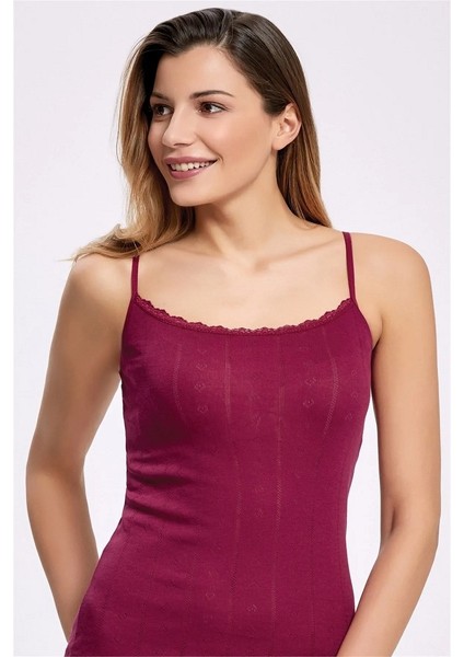 Kadın 6'lı Ekonomik Paket Pamuklu Jakarlı Atlet 200