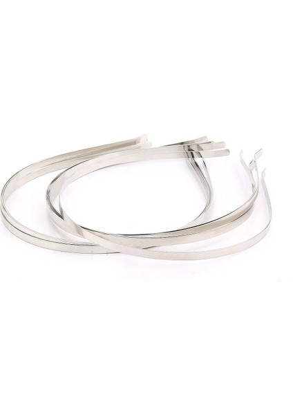 Toptan 100 Adet Metal Tel Taç 5 mm Nikel