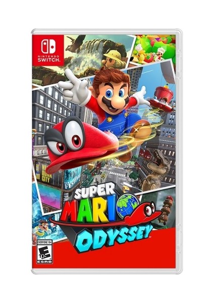 Switch OLED Beyaz Yeni Nesil Konsol 64GB + Super Mario Odyssey Oyunlu Bundle indirimleri