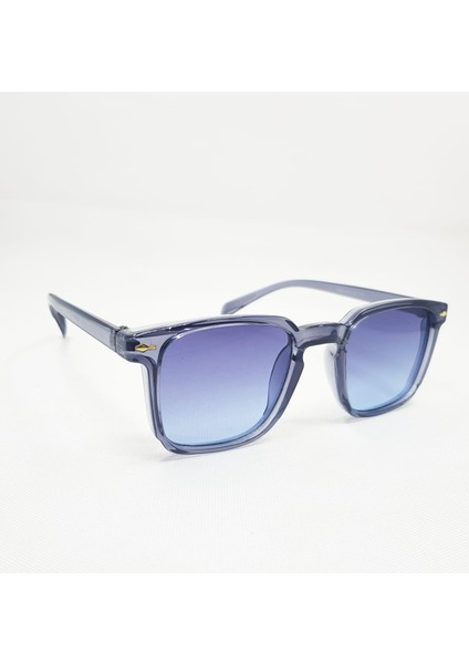 Unisex Kare Gri Çerçeve Mavi Cam Güneş Gözlüğü 1002 03 47-18-145 fiyatları