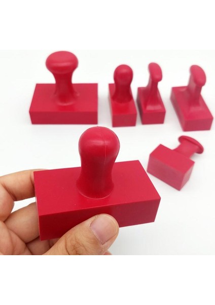 Mühür Kauçuk Alaşım Kırmızı Kaşe Dikdörtgen 60X30MM fırsatları