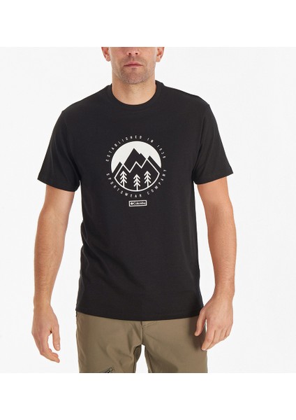Csc M Outdoor Park Ss Tee Erkek Tişört Siyah CS0293-010