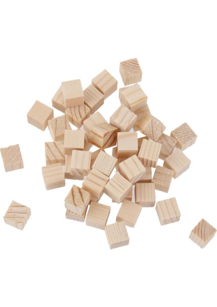 14X50PCS Doğal Ahşap Squre Mini Küpler Zanaat Için Süsleme 10X10X10MM 14 Adet fiyatları