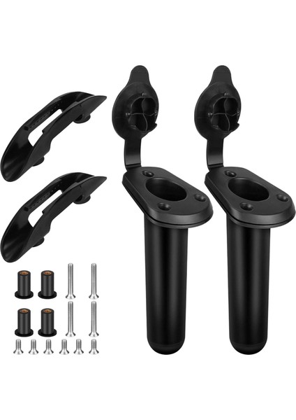 2x Balıkçılık Rod Tutucu Accs Kayak Tekne Kürek Kürekleri Için Floş Montaj (Yurt Dışından) fiyatları