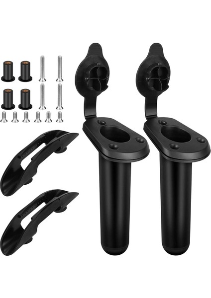2x Balıkçılık Rod Tutucu Accs Kayak Tekne Kürek Kürekleri Için Floş Montaj (Yurt Dışından) modelleri
