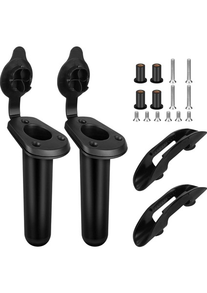 2x Balıkçılık Rod Tutucu Accs Kayak Tekne Kürek Kürekleri Için Floş Montaj (Yurt Dışından) fırsatları