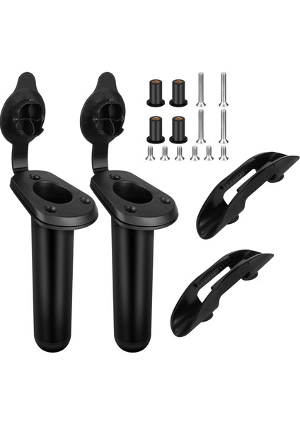2x Balıkçılık Rod Tutucu Accs Kayak Tekne Kürek Kürekleri Için Floş Montaj (Yurt Dışından) indirimleri