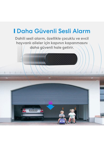 Wi-Fi Uzaktan Kontrollü Akıllı 3 Garaj Kapısı Kontrollü Anahtar