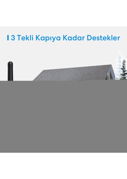Wi-Fi Uzaktan Kontrollü Akıllı 3 Garaj Kapısı Kontrollü Anahtar