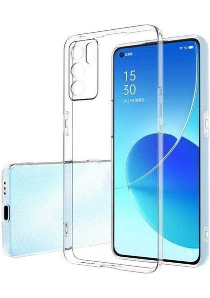 Oppo Reno 6 Kılıf Lüx Şeffaf Silikon