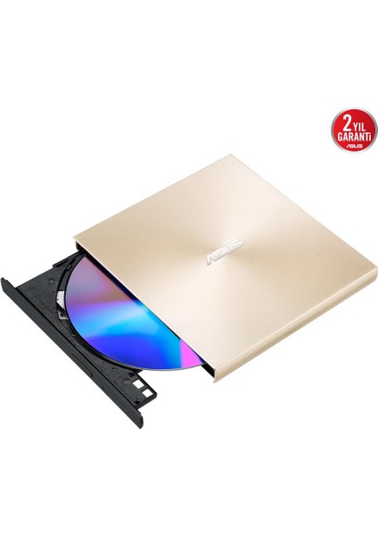 Asus ZENDRİVE-U8M SDRW-08U8M-U Harici Ultra Ince DVD Yazıcı M-Disc USB Type-C Altın