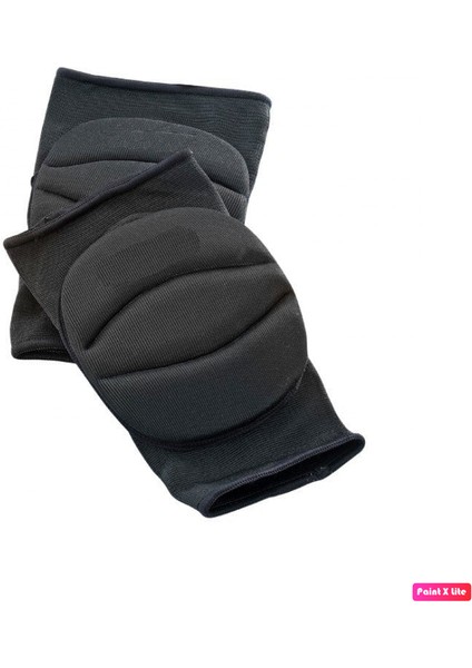KP-2005 Çift Kabartmalı Voleybol Dizliği Terletmeyen Ergonomik Unisex Siyah