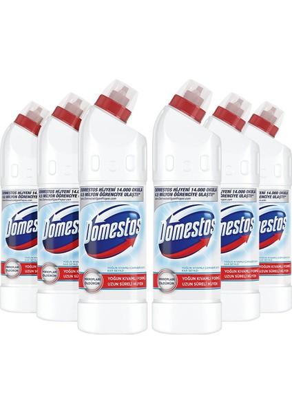 Yoğun Kıvamlı Çamaşır Suyu 6 x 750 ml