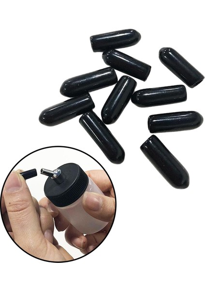 10X Airbrush Şişeleri Kapaklar Kavanoz Kapakları Kapaklar Sifon Adaptör Kapakları fiyatları