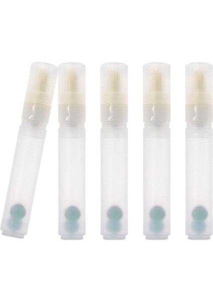 5pcs Doldurabilen Boş Boya Kalemi Yeniden Doldurma Boş Tüp Öğrenciler Marker Resim