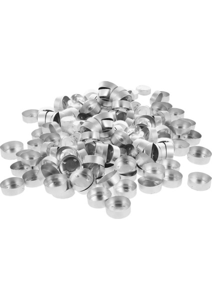 300 Adet Çok Yuvarlak Şekilli Alüminyum Çay Işık Fincan Mum Yapım Kiti Için Mum Tutucular, Düğün Dekorasyonu Için Tealight Mumlar Tutucu (Yurt Dışından)
