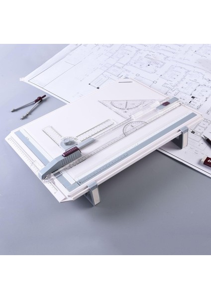 Çizim Tahtası 57X37CM Mimari Çizim Masası Ayarlanabilir Kayan Cetvel modelleri