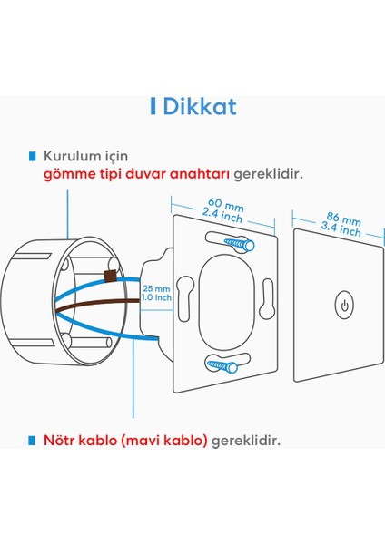 Wi-Fi Uzaktan Kontrollü Tek Yönlü Dokunmatik Dört Adet Akıllı Duvar Anahtar Seti modelleri