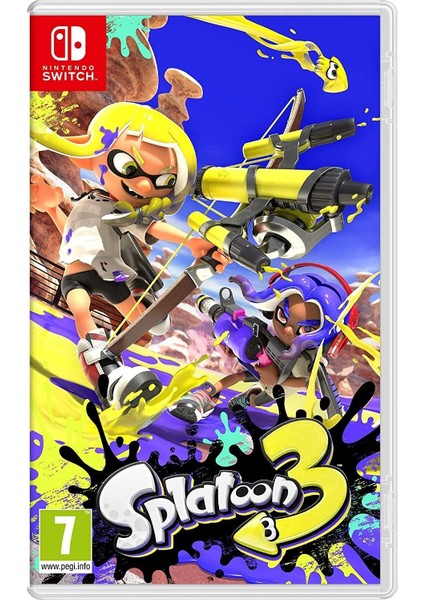 Switch OLED Beyaz Yeni Nesil Konsol 64GB + Splatoon 3 Oyunlu Bundle