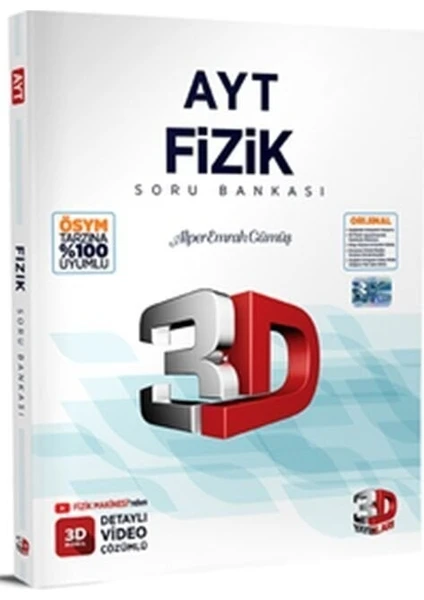 3D Yayınları AYT Fizik Soru Bankası - AYT Soru Bankası