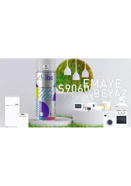S9060 Emaye Beyaz Sprey Boya