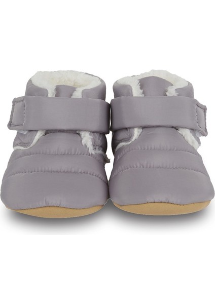 Paraşüt Kumaş Kürklü Anne Terlik ve Bebek Panduf (Terlik ve Panduf Ayrı SATILMAKTADIR.)-GRI/GREY-T-1007 modelleri