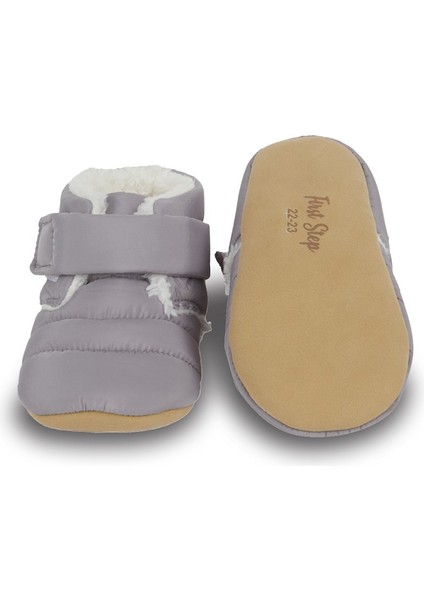 Paraşüt Kumaş Kürklü Anne Terlik ve Bebek Panduf (Terlik ve Panduf Ayrı SATILMAKTADIR.)-GRI/GREY-T-1007 indirimleri