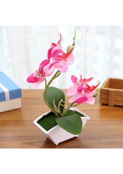 Acituna 3 Yapay Orkide Bonsai Çiçek, Kapalı Açık Ofis Ev Dekor (Yurt Dışından) fiyatları