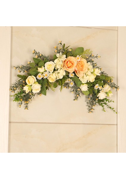 2pcs Yapay Çiçek Çelenk Yeşil Yaprak Pencere Kutlaması (Yurt Dışından) modelleri