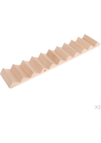 2pc 1:12 Bebohouse Ahşap Merdiven Küpeşte Diy Dekor Aksesuarları (Yurt Dışından)