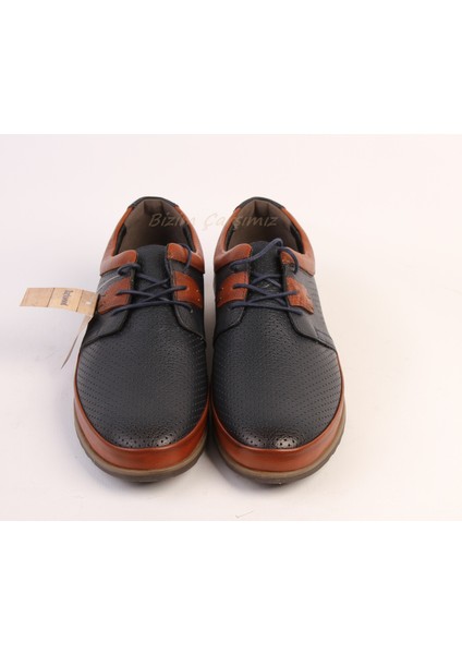 83007 Lacivert Bağcıklı Erkek Günlük Ayakkabı