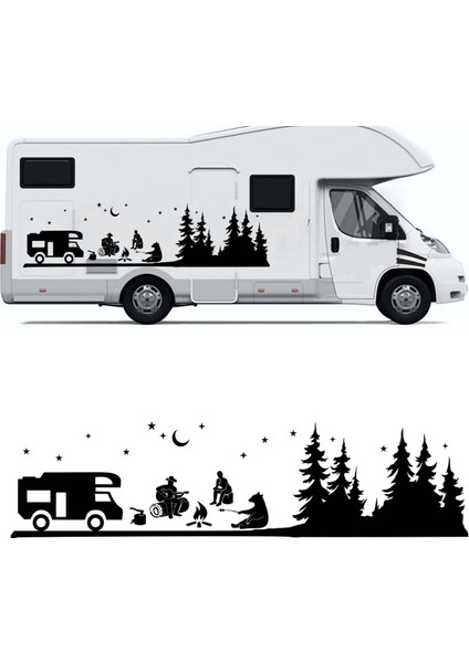 Kampçı Ayı, Moto Karavan STICKER-S1737