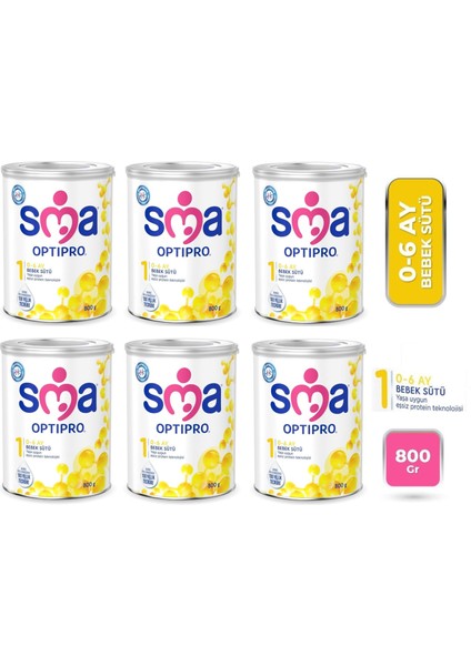 Optipro 1 Bebek Maması 800 gr x 6 Ad