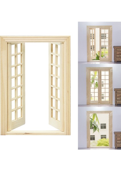 Doğal Ahşap Dış Kapı 28 Panel 1/12 Dollhouse Minyatür Aksesuarı (Yurt Dışından) indirimleri