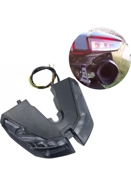 Motosiklet LED Turn Sinyali Abs Entegre Arka Lamba Dumanı (Yurt Dışından) modelleri
