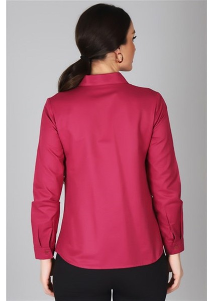 Sweetness Kadın Fuşya Uzun Kollu Gömlek indirimleri