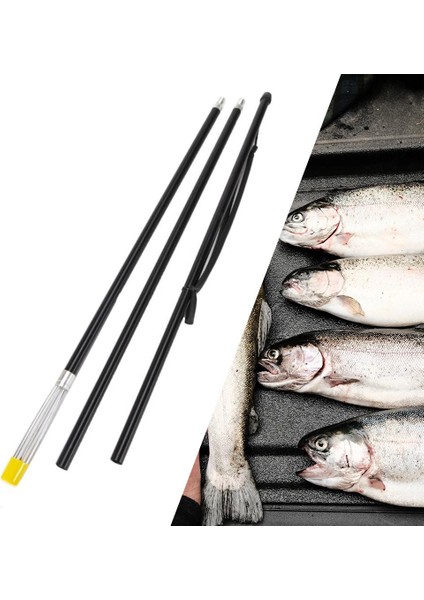 5 Balıkçılık Spears Gaffs Teleskopik Balıkçılık Çatal Araçları Siyah (Yurt Dışından) fırsatları