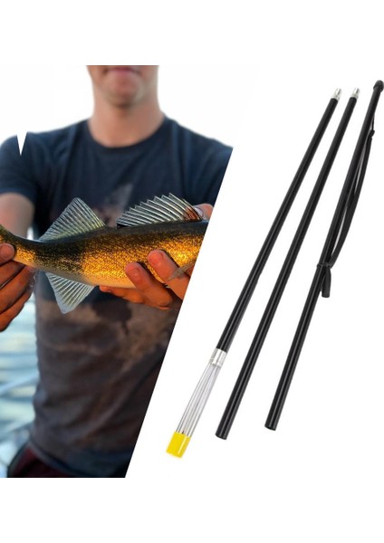 5 Balıkçılık Spears Gaffs Teleskopik Balıkçılık Çatal Araçları Siyah (Yurt Dışından) indirimleri