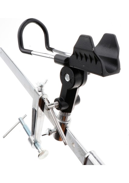 2 Adet Metal Çubuk Rafları Çubuk Braketleri 360 Derece Ayarlanabilir Olta (Yurt Dışından) fırsatları