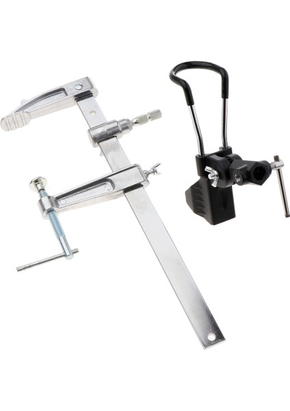 2 Adet Metal Çubuk Rafları Çubuk Braketleri 360 Derece Ayarlanabilir Olta (Yurt Dışından) indirimleri