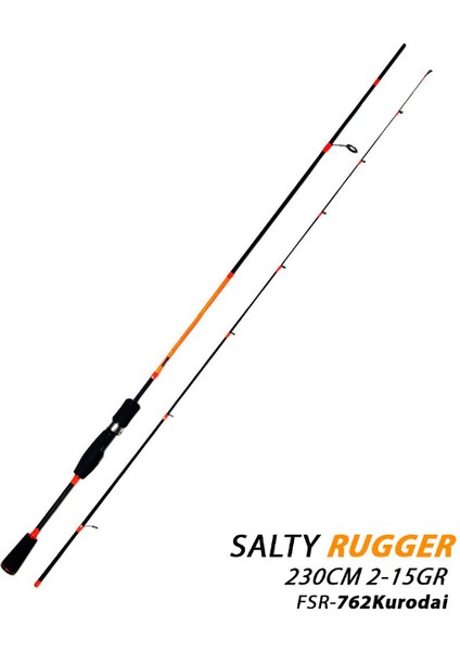 Fujın Salty Rugger FSR-762/KURODAI 230CM 2-15GR Lrf Kamışı