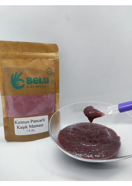 Kırmızı Pancar Kaşık Maması +6 Ay