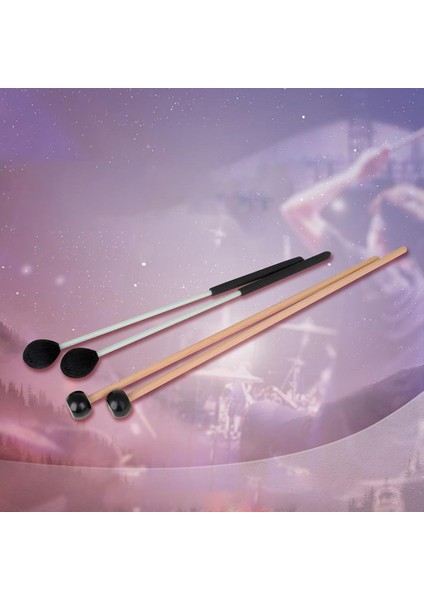4 Pcs Profesyonel Ksilofon Glockenspel Mallet Glockenspiel İçin Kolay Kavrama (Yurt Dışından)