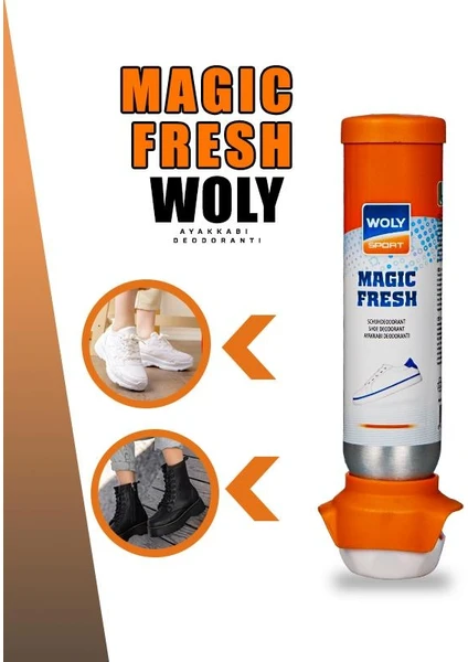 Ayakkabı Deodorantı Koku Giderici Sprey 100 ml Magic Fresh