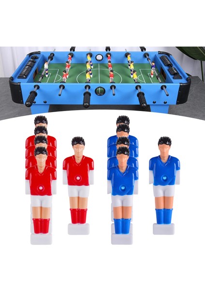 10 Foosball Yedek Oyuncu Seti 5 Mavi Futbol Oyunları Değiştirme (Yurt Dışından)