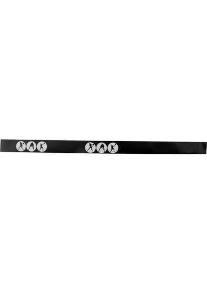 4xsoft Esnek Tenis Raket Koruyucu Çıkartma Raket Koruma Bandı 40X3.5CM 4 Parça (Yurt Dışından)