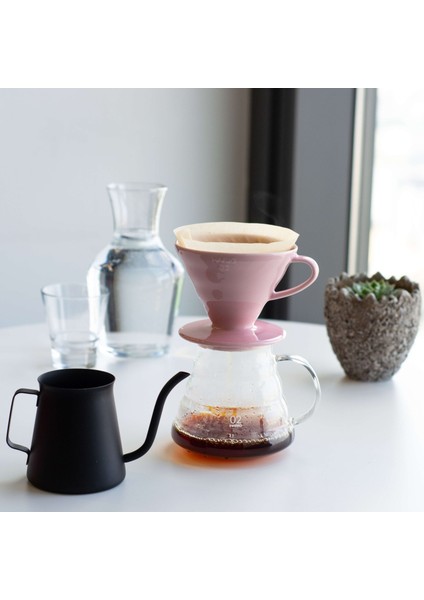 V60 02 Ceramic Dripper (Pale Pink)