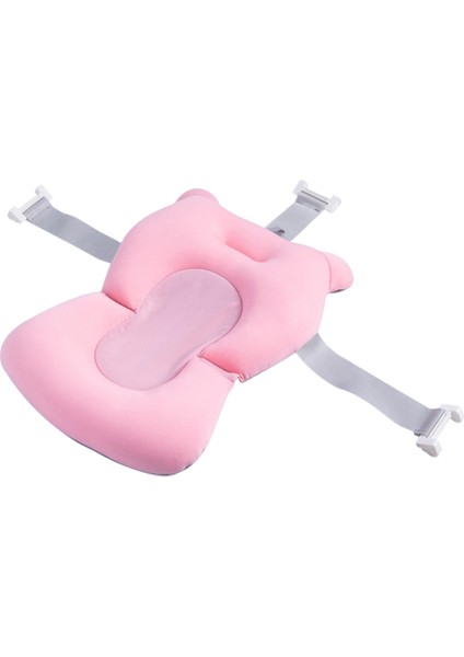 Bebek Banyosu Yumuşak Ayarlanabilir Rahat Katlanabilir Kayma Anti-Kayma Bebek Pembesi 55CMX42CM (Yurt Dışından)