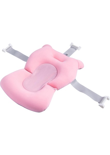 Bebek Banyosu Yumuşak Ayarlanabilir Rahat Katlanabilir Kayma Anti-Kayma Bebek Pembesi 55CMX42CM (Yurt Dışından)